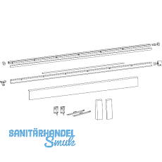 HAUTAU ATRIUM HKS 200Z/160S/SP Schienen-Set, FFB 720(750)-900 mm, weiß HAUTAU ATRIUM HKS 200Z/160S/SP Schienen-Set, FFB 720(750)-900 mm, weiß