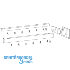 HAUTAU ThermoTop Schwellenverbinder-Set, Schwarz RAL 9005