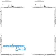 HAUTAU ATRIUM HKS 180/150 Z/E Grundkarton Eckumlenkung Versatz 9 mm links HAUTAU ATRIUM HKS 180/150 Z/E Grundkarton Eckumlenkung Versatz 9 mm links
