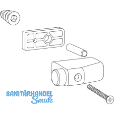 HAUTAU ATRIUM HS Flügelanschlag-Set, weiß HAUTAU ATRIUM HS Flügelanschlag-Set, weiß