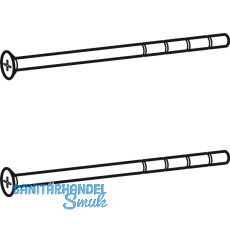 HAUTAU ATRIUM HS Griffschrauben-Beutel M5 x 100 mm, Inhalt: 2 Stück HAUTAU ATRIUM HS Griffschrauben-Beutel M5 x 100 mm, Inhalt: 2 Stück