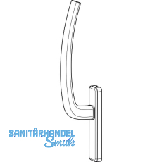 HAUTAU ATRIUM HS Griff innen ohne Vierkantstift, Aluminium silber HAUTAU ATRIUM HS Griff innen ohne Vierkantstift, Aluminium silber