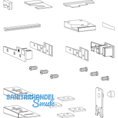 HAUTAU ThermoTop 2.1 Zubeh�r-Beutel Holz/Alu, TS 78 mm, Schema C, universal