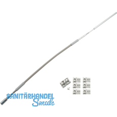 HAUTAU FL190 Flexibles Gestänge mit Zubehör Rund/Flachbogen L=1700 mm grau HAUTAU FL190 Flexibles Gestänge mit Zubehör Rund/Flachbogen L=1700 mm grau