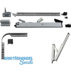 HAUTAU FL190 �ffnerschere mit Aufschraub-Fl�gelbock Euronut Ausf�hrung E silber