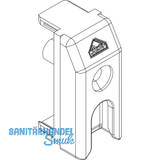 ROTO NT/NX Schlie�st�ck Stulp Mittelpartie gegen�berliegende Beschlagsnut Zink