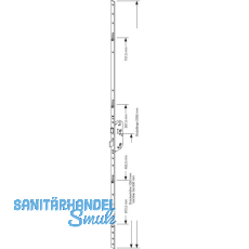 GU MFV-Schloss Secury R4 DIN, DM 65 mm,Stulp 2285 x 16 x 3 mm eckig,silberfärbig GU MFV-Schloss Secury R4 DIN, DM 65 mm,Stulp 2285 x 16 x 3 mm eckig,silberfärbig
