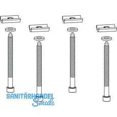 MACO Fiber-Therm Eckverbinder-Befestigungsset unten, Stahl verzinkt (101341)