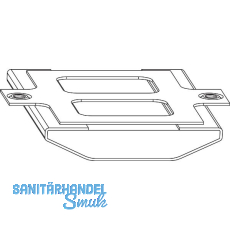 MACO HS Dichtungsbr�cke f�r F�hrungsschiene universal nieder L=93 mm