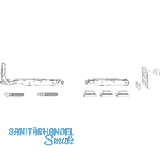 MACO HS Grundkarton Laufwagen 200 kg, silber (102206)