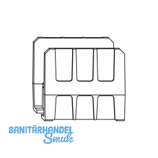 MACO HS Nutabst�tzung f�r 300 kg, silber (359802)