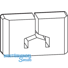 MACO HS Dichtungsst�ck f�r F�hrungsschiene universal nieder silber