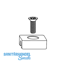 MACO HS Verriegelungsblock 300/400 kg, silber (103060) MACO HS Verriegelungsblock 300/400 kg, silber (103060)