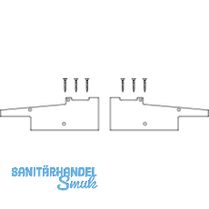 MACO Fiber-Therm Abdeckkappen-Set, Grundk�rper 180 mm, silber (102886)