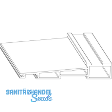 MACO Fiber-Therm Bodenschwelle Grundkörper 240, L=3000 mm, silber (466909) MACO Fiber-Therm Bodenschwelle Grundkörper 240, L=3000 mm, silber (466909)