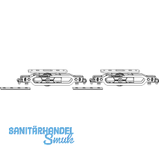 MACO HS Grundkarton Zusatzlaufwagen 400 kg, silber (103071) MACO HS Grundkarton Zusatzlaufwagen 400 kg, silber (103071)