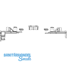 MACO HS Zubehör Standard für Führungsschiene oben flächenbündig, silber (104779) MACO HS Zubehör Standard für Führungsschiene oben flächenbündig, silber (104779)