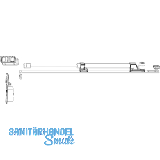 MACO HS Zubehör Komfort für Führungsschiene oben flächenbündig, silber (104784) MACO HS Zubehör Komfort für Führungsschiene oben flächenbündig, silber (104784)
