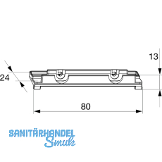 MACO Fiber-Therm Aufnahme für Trittschwelle, silber (368967) MACO Fiber-Therm Aufnahme für Trittschwelle, silber (368967)