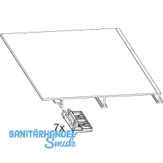 MACO Fiber-Therm Trittschwelle zu Grundkörper 180, L=2500 mm, silber MACO Fiber-Therm Trittschwelle zu Grundkörper 180, L=2500 mm, silber