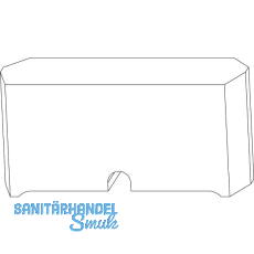 MACO Fiber-Therm Dichtungsst�ck f�r Laufschiene flach Schema C, schwarz (473390)