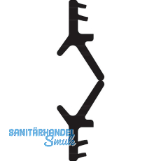 MACO HS Dichtung TC2024 unten/vertikal, 30 m (15x2), Silikon schwarz (478142)