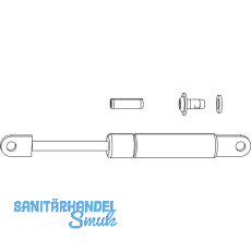 MACO HS Bedienkraftunterst�tzung Gasfeder ab 150-300 kg Fl�gelgewicht (105846)