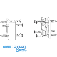 MACO HS Mittelverschluss RC3 f�r Dichtungsschiene PVC Fl�gelabstand 28 mm silber