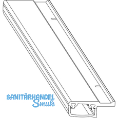 MACO HS Obere Dichtungsschiene für schmalen Querbalken, L=2000 mm, schwarz MACO HS Obere Dichtungsschiene für schmalen Querbalken, L=2000 mm, schwarz