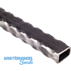 ARTEFERRO Rohr 50 x 30 x 2,5, Länge 3000 mm, Schmiedeeisen gehämmert ARTEFERRO Rohr 50 x 30 x 2,5, Länge 3000 mm, Schmiedeeisen gehämmert