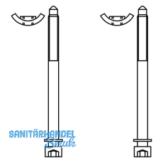 GU Thermostep Eckverbinder-Befestigungsset unten