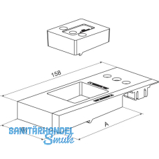 GU Thermostep Rahmen-Eckverbinder-Set unten IV68