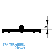 GU HS Laufschiene P379 gebohrt für Holz barrierefrei H=5 mm auf Maß silber GU HS Laufschiene P379 gebohrt für Holz barrierefrei H=5 mm auf Maß silber
