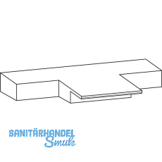 GU Thermostep Dichtplatte für Mittelstoß unten IV78, schwarz GU Thermostep Dichtplatte für Mittelstoß unten IV78, schwarz