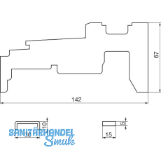 GU Thermostep 164 Bodenschwellen Verbinder-Set GU Thermostep 164 Bodenschwellen Verbinder-Set