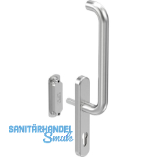 GU HS Drehgriffgarnitur RONDO 180� Griff innen mit PZ Muschel au�en Edelstahl