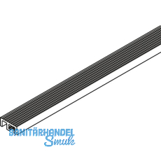 GU HS Thermostep 164/204 SBS Auflageprofil bb P2178 B=23 mm L=6000 mm silber