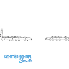 MACO HS Grundkarton Laufwagen 300 kg mit Bürsten ohne Zubehör silber (105509) MACO HS Grundkarton Laufwagen 300 kg mit Bürsten ohne Zubehör silber (105509)
