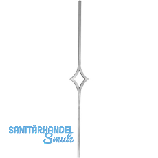 ARTEFERRO Design Stab VK 12 mit Design Element, 1000 mm, Schmiedeeisen ARTEFERRO Design Stab VK 12 mit Design Element, 1000 mm, Schmiedeeisen