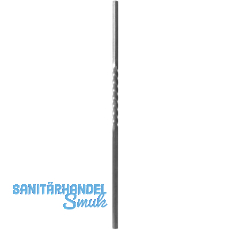 ARTEFERRO Anfangstab mittig gedreht, 30x30 x1200mm, Schmiedeeisen