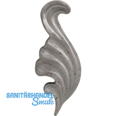 ARTEFERRO Blatt, links, 40 x 110 x 3 mm, Schmiedeeisen ARTEFERRO Blatt, links, 40 x 110 x 3 mm, Schmiedeeisen