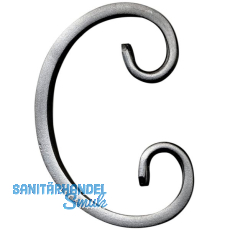 ARTEFERRO C Schnecke, 70 x 105 mm, Schmiedeeisen