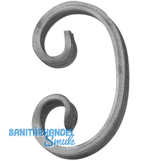 ARTEFERRO C Schnecke, 65 x 95 mm, Schmiedeeisen ARTEFERRO C Schnecke, 65 x 95 mm, Schmiedeeisen