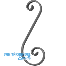 ARTEFERRO S Schnecke, 100 x 260 mm, Schmiedeeisen