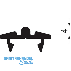 GU HS Laufschiene bb P2209 für Bodenschwelle L=6700 mm auf Maß silber eloxiert GU HS Laufschiene bb P2209 für Bodenschwelle L=6700 mm auf Maß silber eloxiert