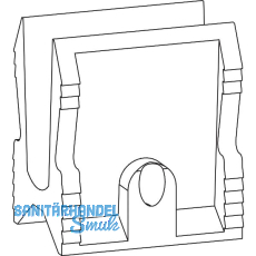 GU-937 HS Führung unten einzeln für Verbindungsstange 8 mm, Kunststoff schwarz GU-937 HS Führung unten einzeln für Verbindungsstange 8 mm, Kunststoff schwarz