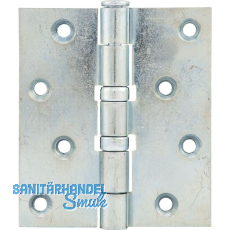 Scharnierband, 102 x 89 x 3,0 mm, Stahl verzinkt