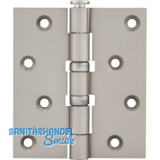 Scharnierband, 102 x 89 x 3,0 mm, Stahl vernickelt