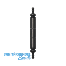 Aufsteckh�lsen 3- teilig Ziereichel, 18 mm, Schmiedeeisen verzinkt geschw�rzt