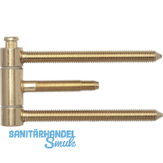 Steckband dreiteilig, 18 mm, brandschutztauglich, Stahl vermessingt